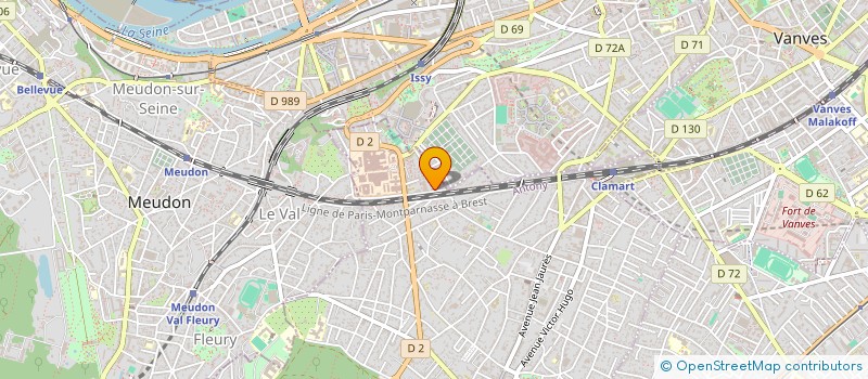 localisation de l'entreprise MADAME AFFO AMICHIA à CLAMART