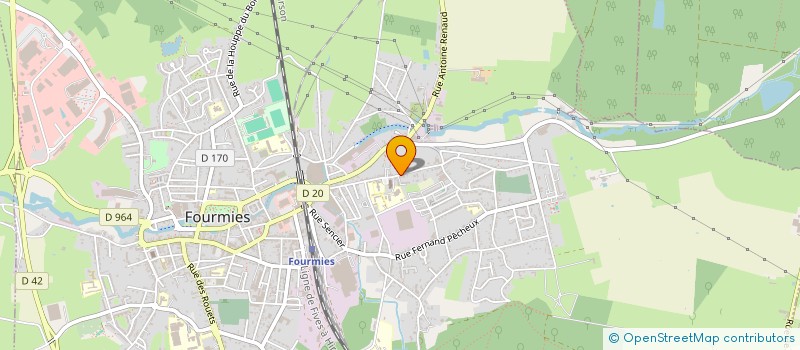 localisation de l'entreprise MADAME AFFOU MAY MADOU  FOURMIES