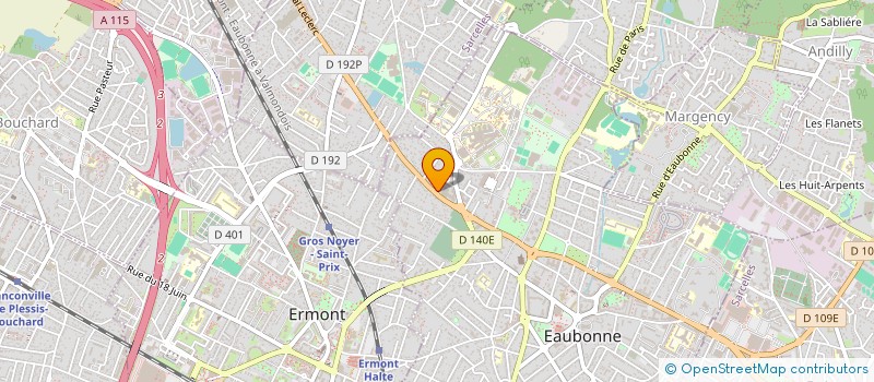 localisation de l'entreprise MADAME AFFOUA BIO à EAUBONNE