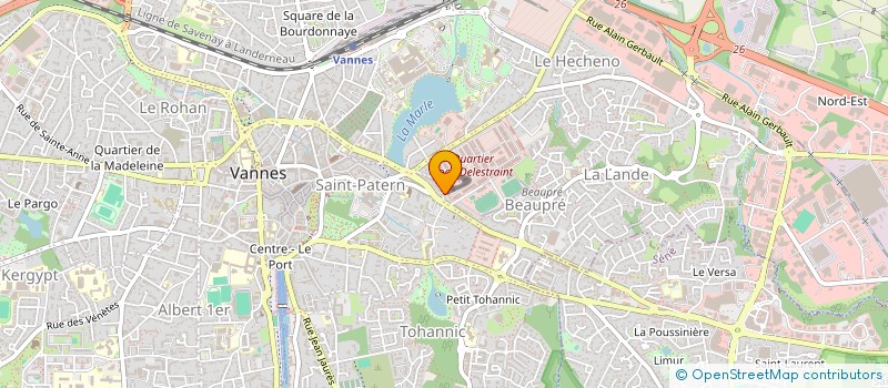 localisation de l'entreprise MADAME AFFOUE BOLLINI à VANNES