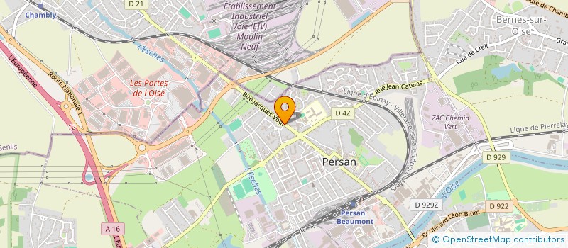 localisation de l'entreprise MADAME AFFOUE EGOUNLETY  PERSAN