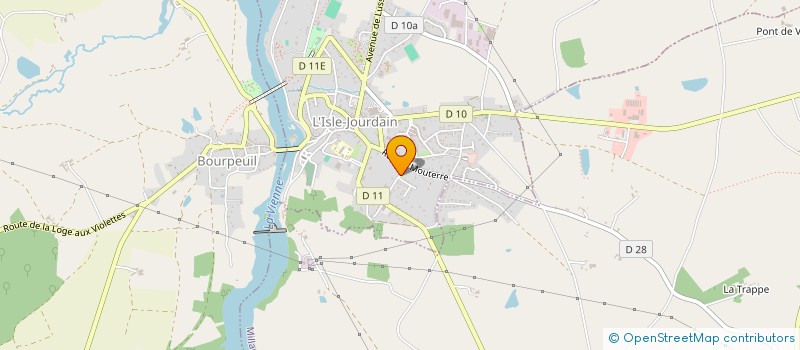 localisation de l'entreprise MADAME AFFOUE KOFFI  L'ISLE-JOURDAIN