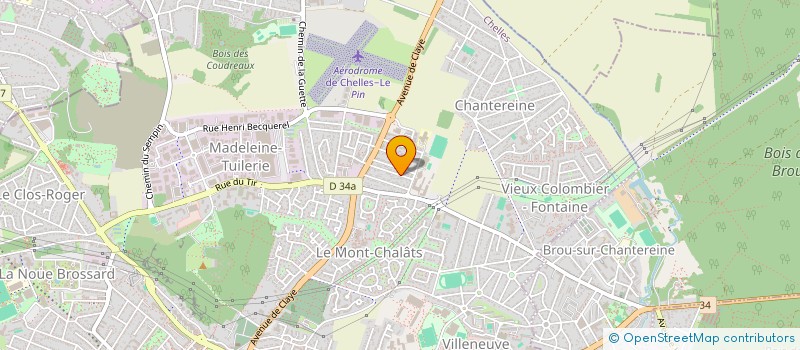 localisation de l'entreprise MADAME AFFOUE KOUAME à CHELLES