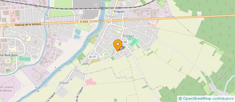 localisation de l'entreprise MADAME AFFOUE KOUASSI  TRILPORT