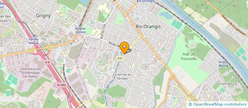 localisation de l'entreprise MADAME AFI DOVI à RIS-ORANGIS
