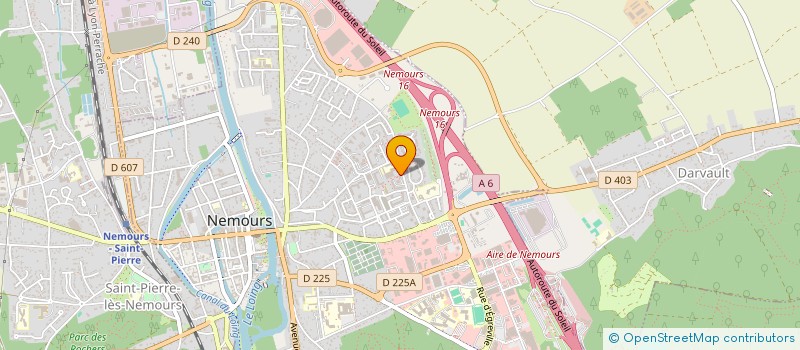 localisation de l'entreprise MADAME AFIAVRE AKOTOSSODE  NEMOURS