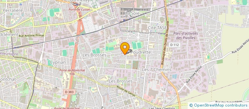 localisation de l'entreprise MADAME AFIIF FARAH  VAULX-EN-VELIN