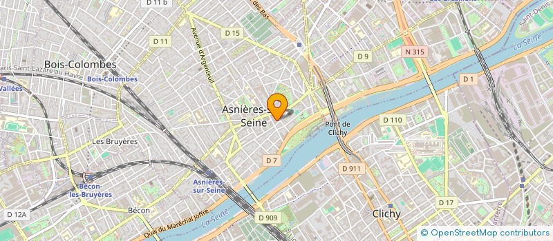 localisation de l'entreprise MADAME AFISSATOU SECK à ASNIERES-SUR-SEINE