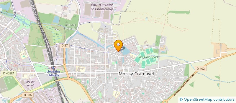 localisation de l'entreprise MADAME AFIWA ROSINE AMEGASSIVI à MOISSY-CRAMAYEL