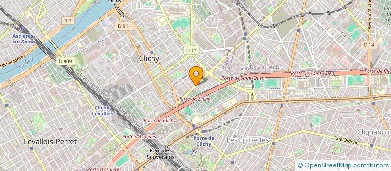 localisation de l'entreprise MADAME AFNAN TIGHA  CLICHY