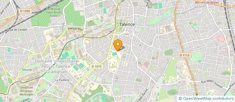 localisation de l'entreprise MADAME AFOUA KEOULA  TALENCE