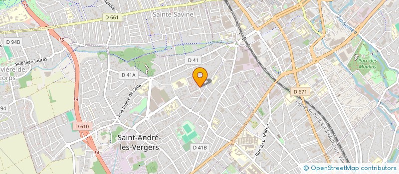 localisation de l'entreprise MADAME AFROZA SULTANA  SAINT-ANDRE-LES-VERGERS