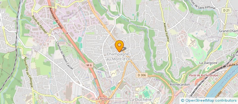 localisation de l'entreprise MADAME AFSANA RUSTAMOVA  CHAMPAGNE-AU-MONT-D'OR