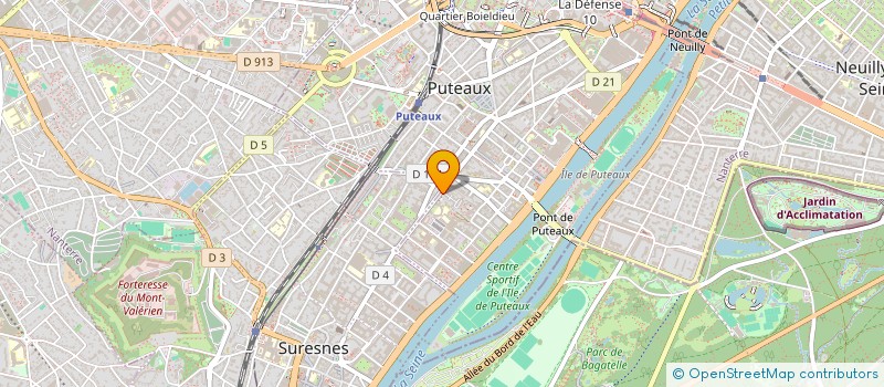 localisation de l'entreprise MADAME AFSANEH HOSSEIN MEMAR  PUTEAUX