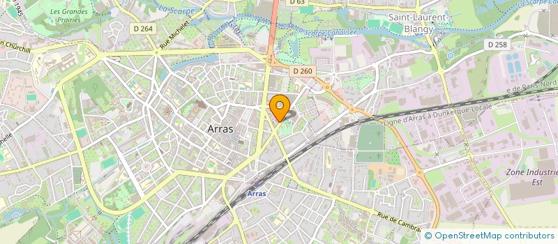 localisation de l'entreprise MADAME AFSATOU DJAWARA à ARRAS