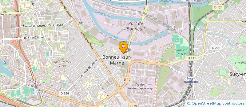 localisation de l'entreprise MADAME AFSATOU OUATTARA  BONNEUIL-SUR-MARNE