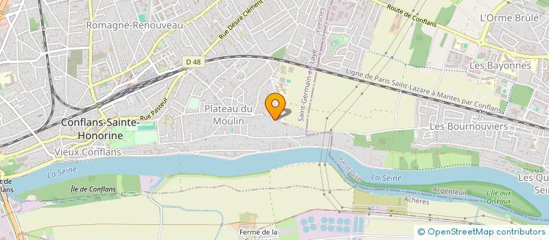 localisation de l'entreprise MADAME AFTHONE LORRAIN  CONFLANS-SAINTE-HONORINE