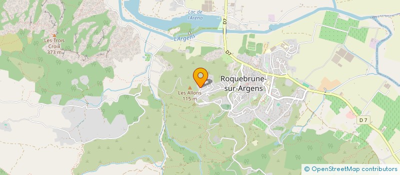localisation de l'entreprise MADAME AGATA BIALEK à ROQUEBRUNE-SUR-ARGENS