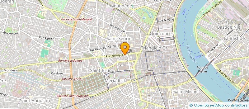 localisation de l'entreprise MADAME AGATA BRONISZ à BORDEAUX
