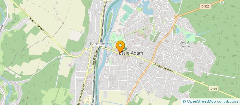 localisation de l'entreprise MADAME AGATA FRYDRYCH à L'ISLE-ADAM
