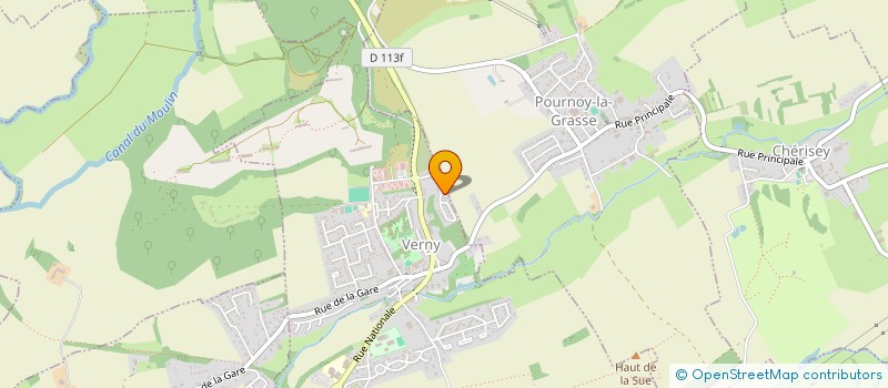 localisation de l'entreprise MADAME AGATA JANKOWIAK  VERNY