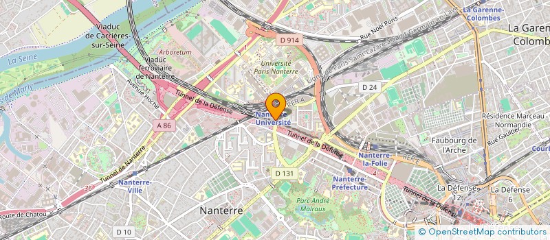 localisation de l'entreprise MADAME AGATA MYCEK  NANTERRE