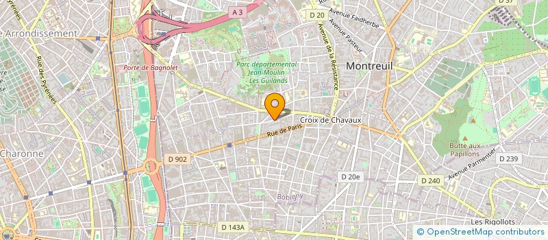 localisation de l'entreprise MADAME AGATA SIECINSKA à MONTREUIL