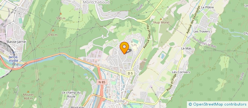 localisation de l'entreprise MADAME AGATA TROCINSKA  VIZILLE