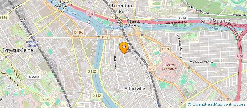 localisation de l'entreprise MADAME AGATA ZAGNIENSKA  ALFORTVILLE