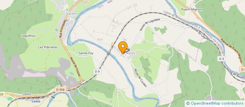 localisation de l'entreprise MADAME AGATE AUNE  LE RIOLS