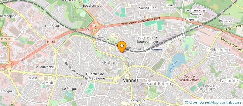 localisation de l'entreprise MADAME AGATE DUPONT à VANNES