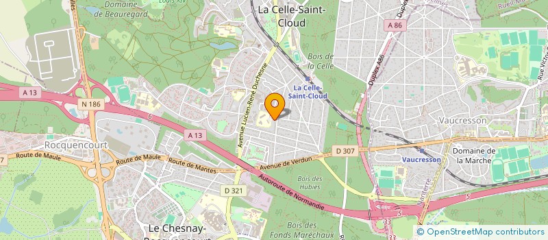 localisation de l'entreprise MADAME AGATHE AGATHE CHRISTINE LURQUIN  LA CELLE-SAINT-CLOUD