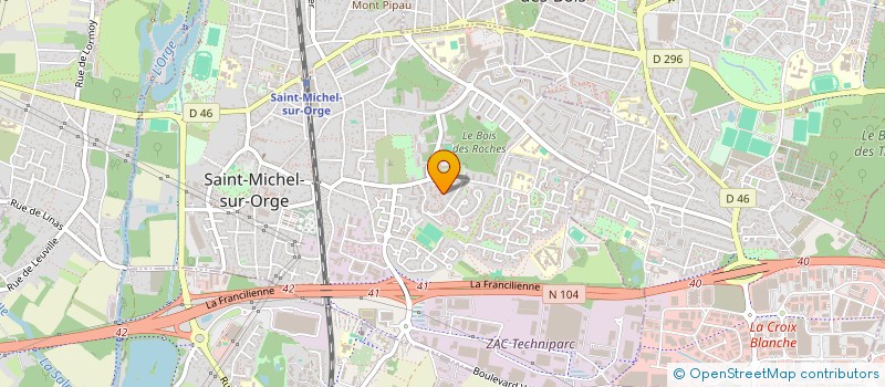 localisation de l'entreprise MADAME AGATHE AGATHE MWENDY  SAINT-MICHEL-SUR-ORGE