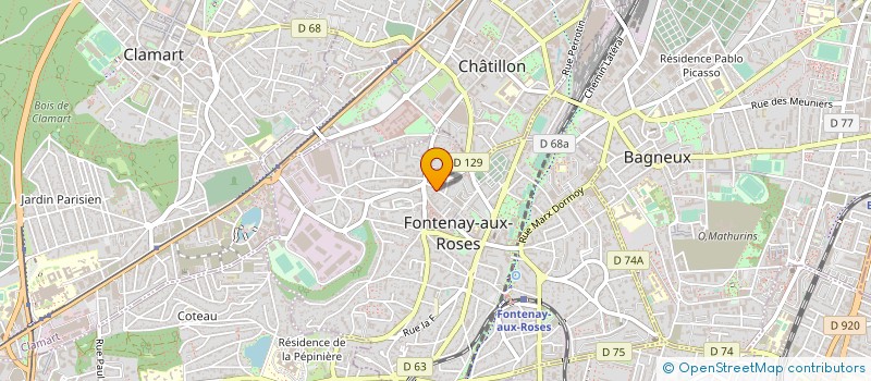 localisation de l'entreprise MADAME AGATHE ALAGHEBAND à FONTENAY-AUX-ROSES