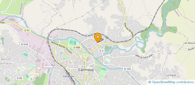 localisation de l'entreprise MADAME AGATHE AMIEL  ISSOIRE