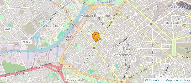 localisation de l'entreprise MADAME AGATHE AMMEUX à LILLE