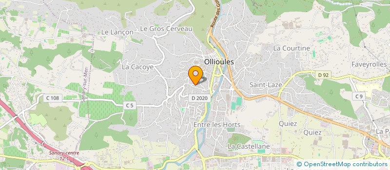 localisation de l'entreprise MADAME AGATHE ANDRIEU à OLLIOULES