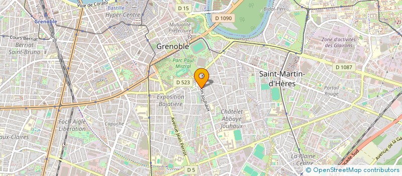 localisation de l'entreprise MADAME AGATHE ARNAUD à GRENOBLE