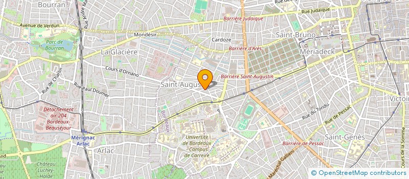 localisation de l'entreprise MADAME AGATHE AURIFFEILLE  BORDEAUX