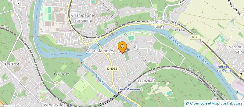 localisation de l'entreprise MADAME AGATHE AVRIL  SAINT-MAMMES