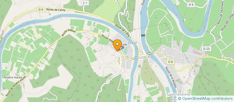 localisation de l'entreprise MADAME AGATHE BAILLAT à LUZECH