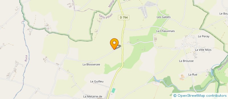 localisation de l'entreprise MADAME AGATHE BALAN  SAINT-POTAN