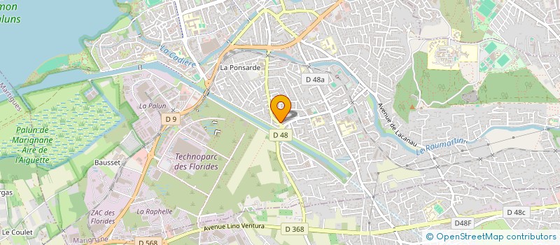 localisation de l'entreprise MADAME AGATHE BARAS à MARIGNANE