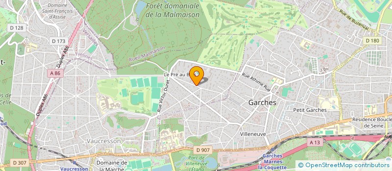 localisation de l'entreprise MADAME AGATHE BARRET  VAUCRESSON