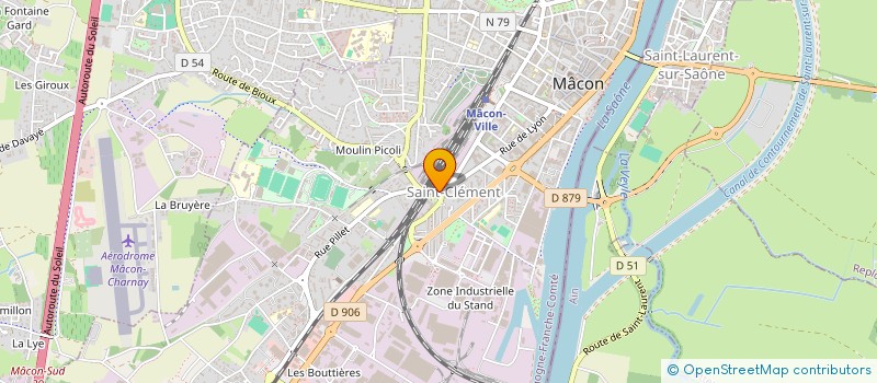 localisation de l'entreprise MADAME AGATHE BAS à MACON