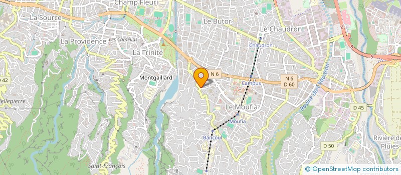 localisation de l'entreprise MADAME AGATHE BASSO  SAINT-DENIS