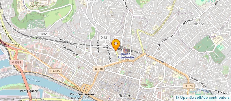 localisation de l'entreprise MADAME AGATHE BEAULAVON  ROUEN