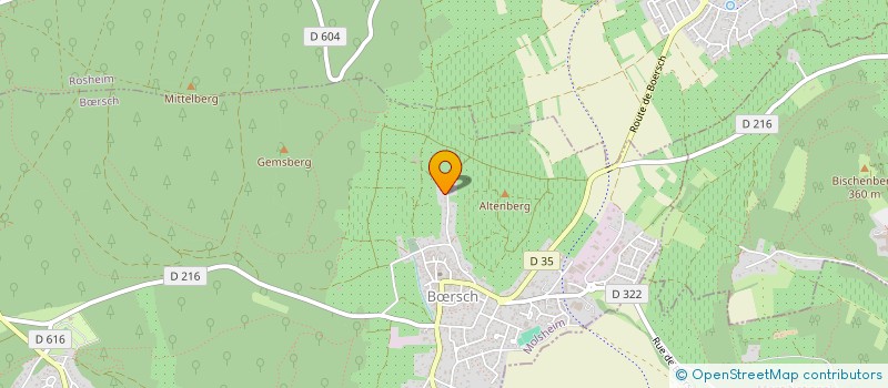 localisation de l'entreprise MADAME AGATHE BECKER  BRSCH