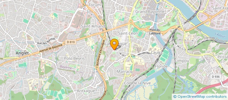 localisation de l'entreprise MADAME AGATHE BELOT à BAYONNE