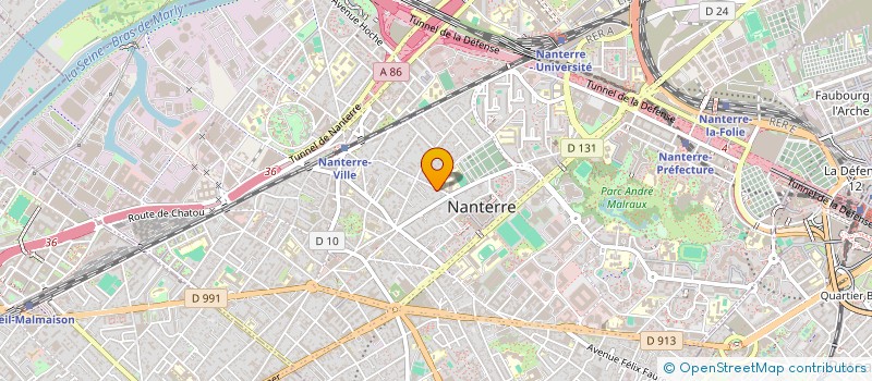 localisation de l'entreprise MADAME AGATHE BEZAULT à NANTERRE